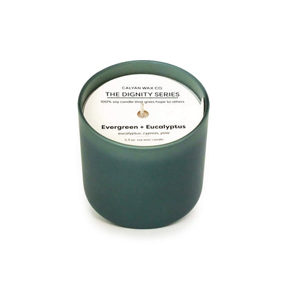 Dignity Series Soy Candle Evergreen + Eucalyptus