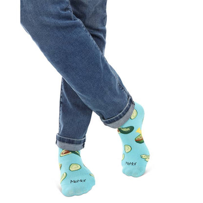 Avocado Bamboo Men's Crew, Seafoam, 10-13