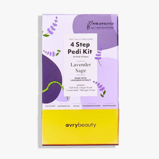 4 Step Pedi Kit - Lavender Sage