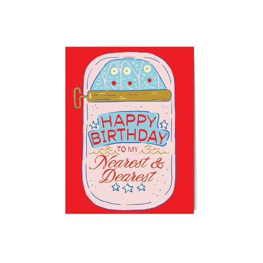 Sardine Birthday Card