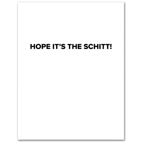Merry Christmas Schitt Card
