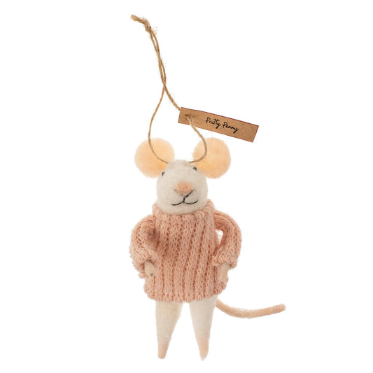 F47 - Pretty Paulina Mouse Ornament