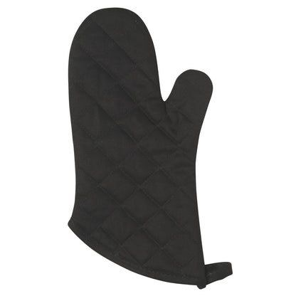 Superior Black Oven Mitt Set of 2