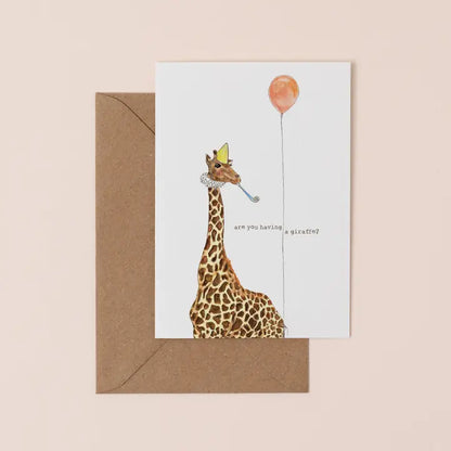 Are You Having a Giraffe Card