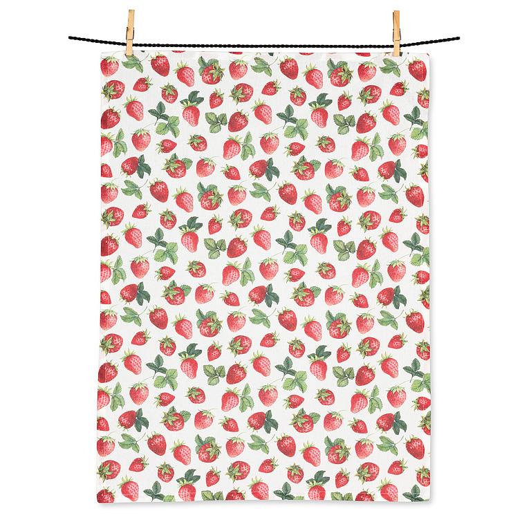Strawberries Kitchen Tea Towel
