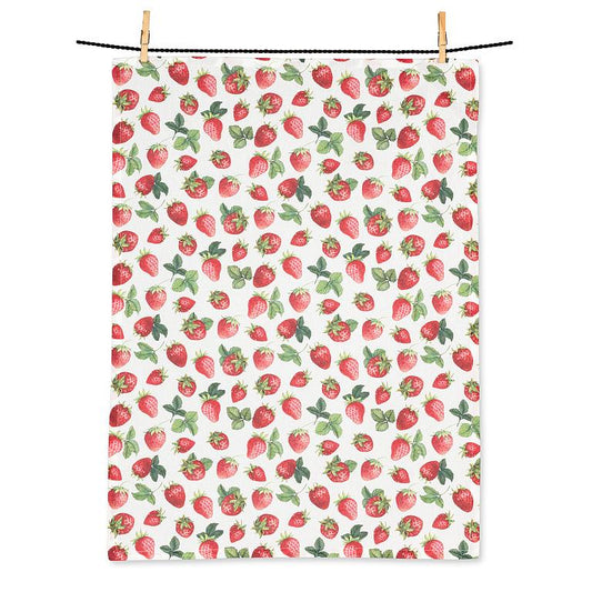 Strawberries Kitchen Tea Towel