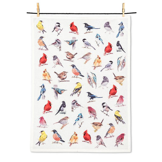 North American Birds Kitchen Tea Towel