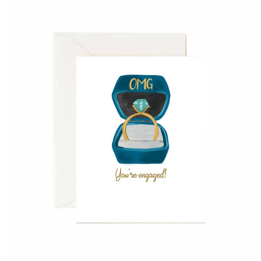 Omg You're Engaged Card