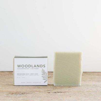 Woodlands Natural Vegan Organic Soap Bar
