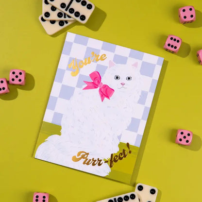 You're Purr-fect Foil Card