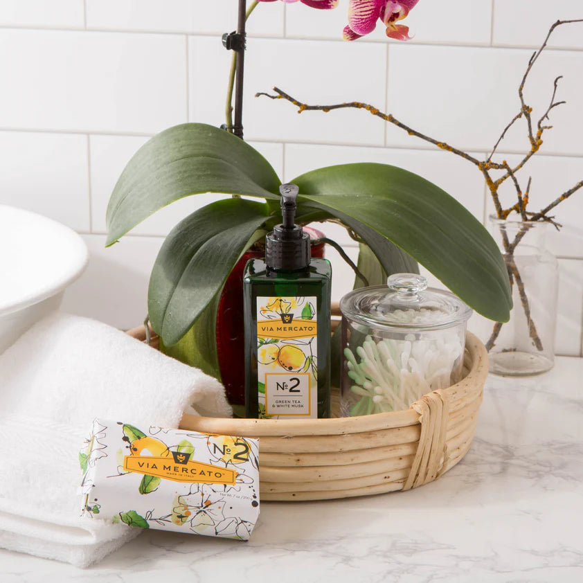 Via Mercato No.2 Soap - Green Tea + White Musk