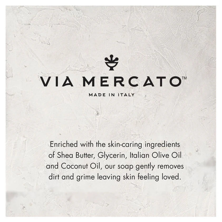 Via Mercato No.7 Soap - Peach Fig Blossom + Rose