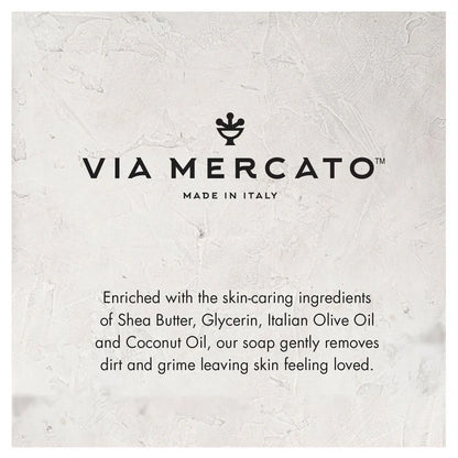Via Mercato No.7 Soap - Peach Fig Blossom + Rose