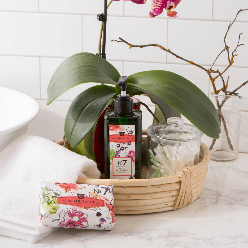 Via Mercato No.7 Soap - Peach Fig Blossom + Rose