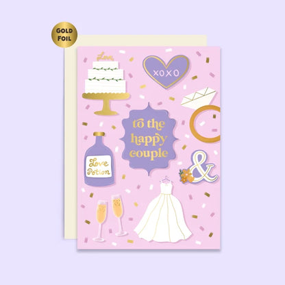 To The Happy Couple Wedding Card