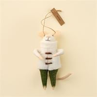 Ambrose Mouse Holiday Ornament