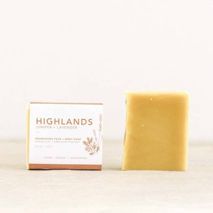 Highlands Natural Vegan Organic Soap Bar