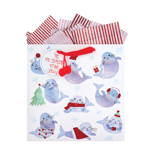 Sealed With Fun Large Square Gift Bag