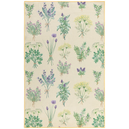 Fresh Herbs Recycled Microfibre Dishtowel