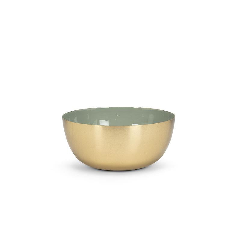 Small Enamel Bowl Green