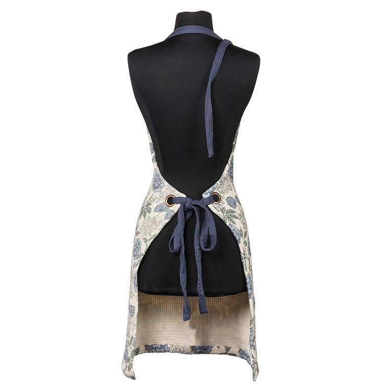 Blue Floral Apron