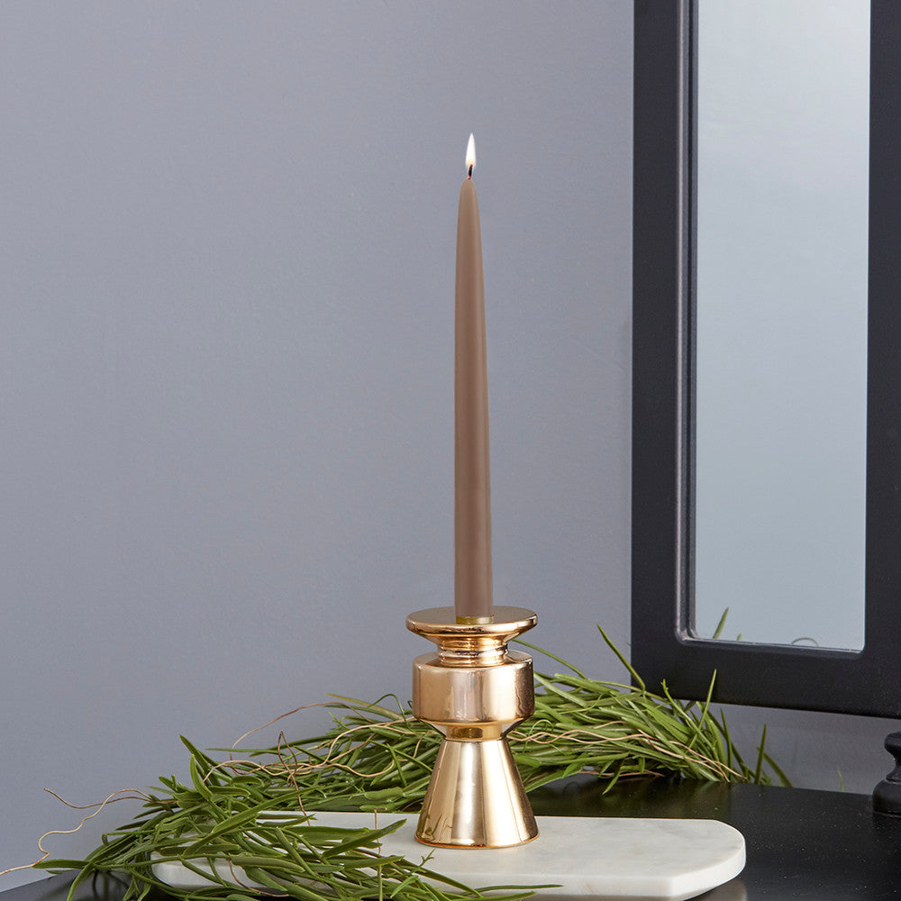 Taper Candle 9" X 7/8" Portobello