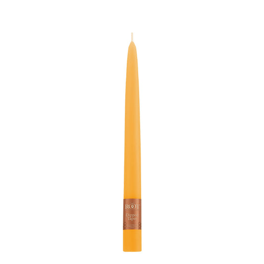 Taper Candle 9" X 7/8" Butterscotch