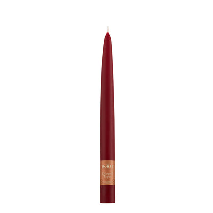 Taper Candle 9" X 7/8" Garnet