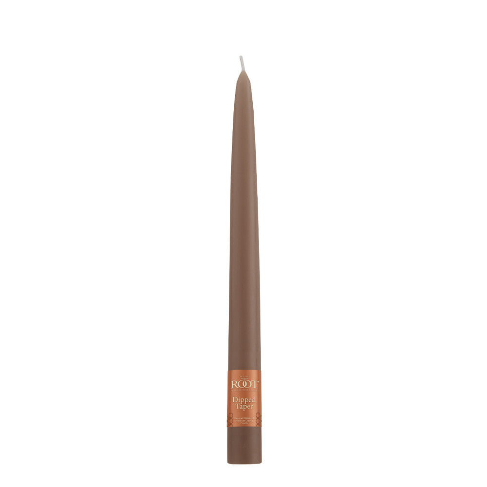 Taper Candle 9" X 7/8" Portobello