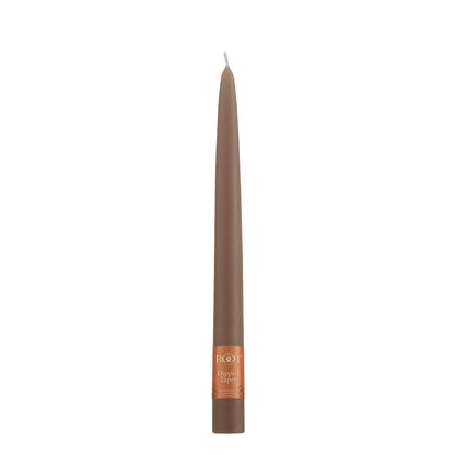 Taper Candle 9" X 7/8" Portobello