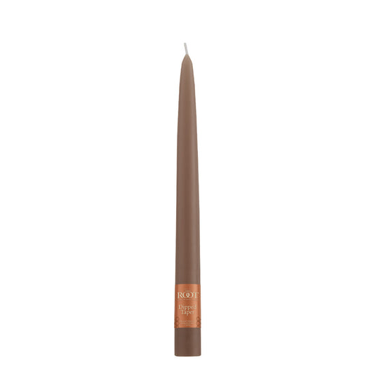 Taper Candle 9" X 7/8" Portobello