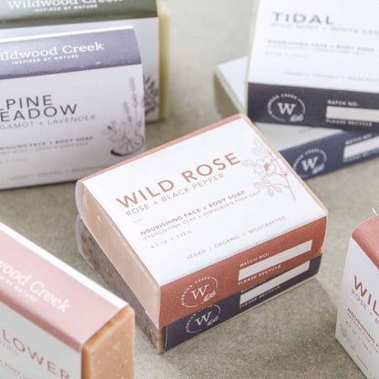 Wild Rose Natural Vegan Organic Soap Bar