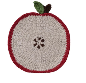 Cotton Crocheted Fruit Shaped Pot Holder