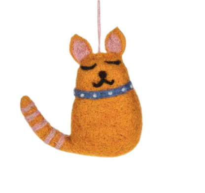F101 - Smiling Cat Ornament