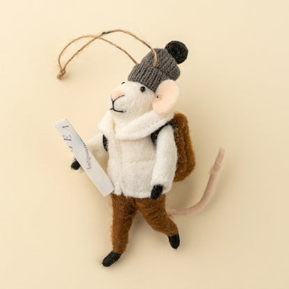 Bundled Benjamin Mouse Holiday Ornament