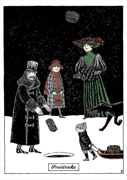 Edward Gorey Fruitcake Holiday Boxed Cards