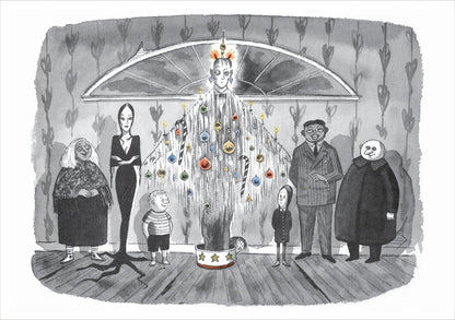 Charles Addams Lurch Tree Holiday Cards