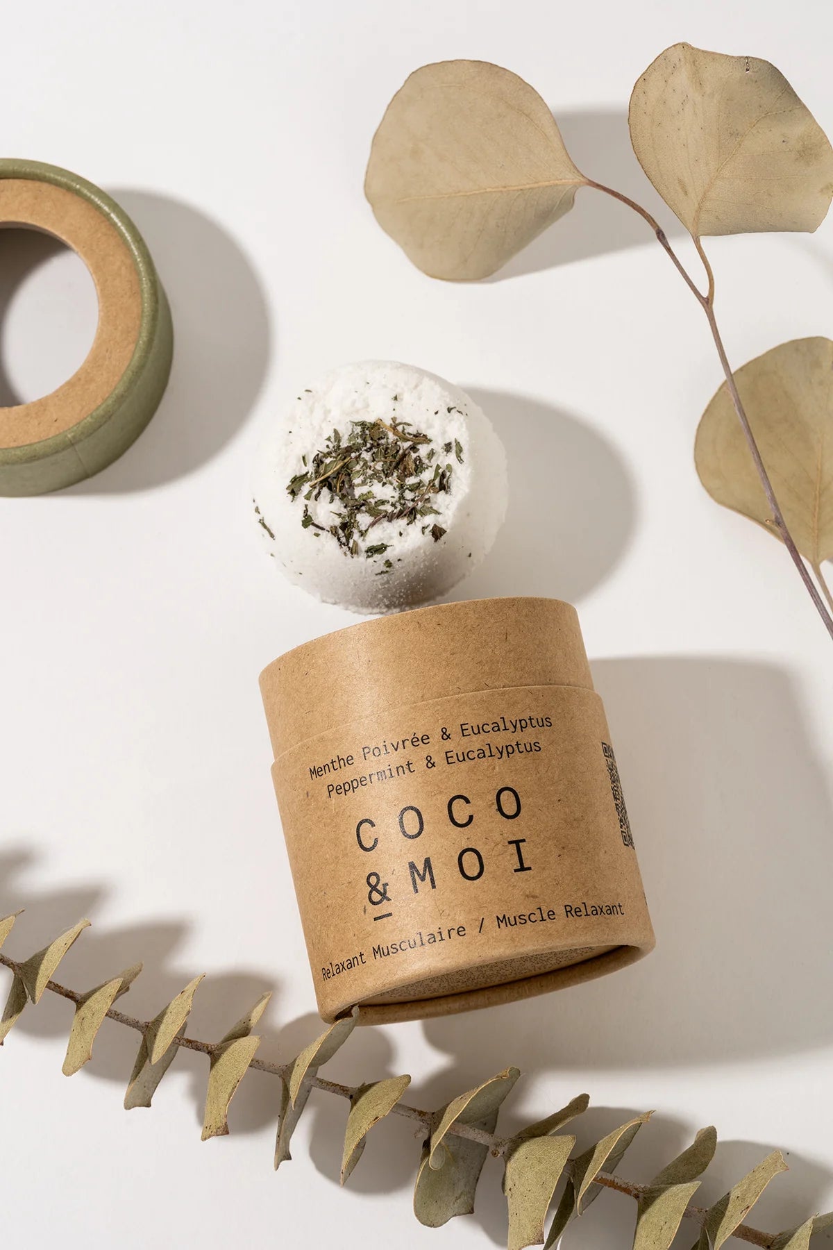 Peppermint + Eucalyptus Bath Bomb