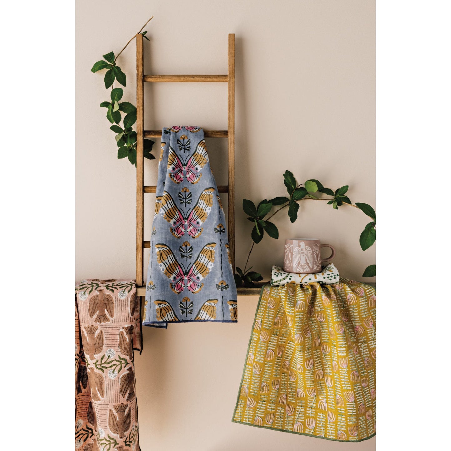 Wildgrove Block Print Dishtowel