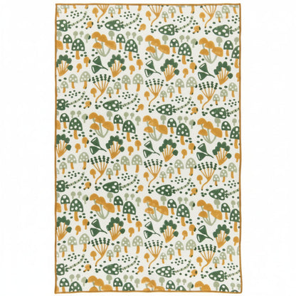 Wildgrove Block Print Dishtowel