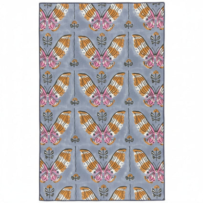 Aurora Block Print Dishtowel