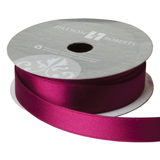 Fancy Satin Ribbon 5/8" Burgundy