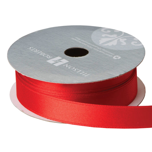 Fancy Satin Ribbon 5/8" Red