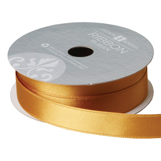 Fancy Satin Ribbon 5/8" Gold