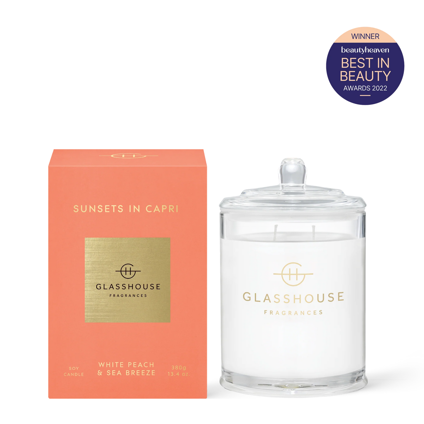 Sunsets In Capri Candle