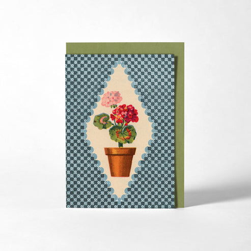Geranium Greeting Card