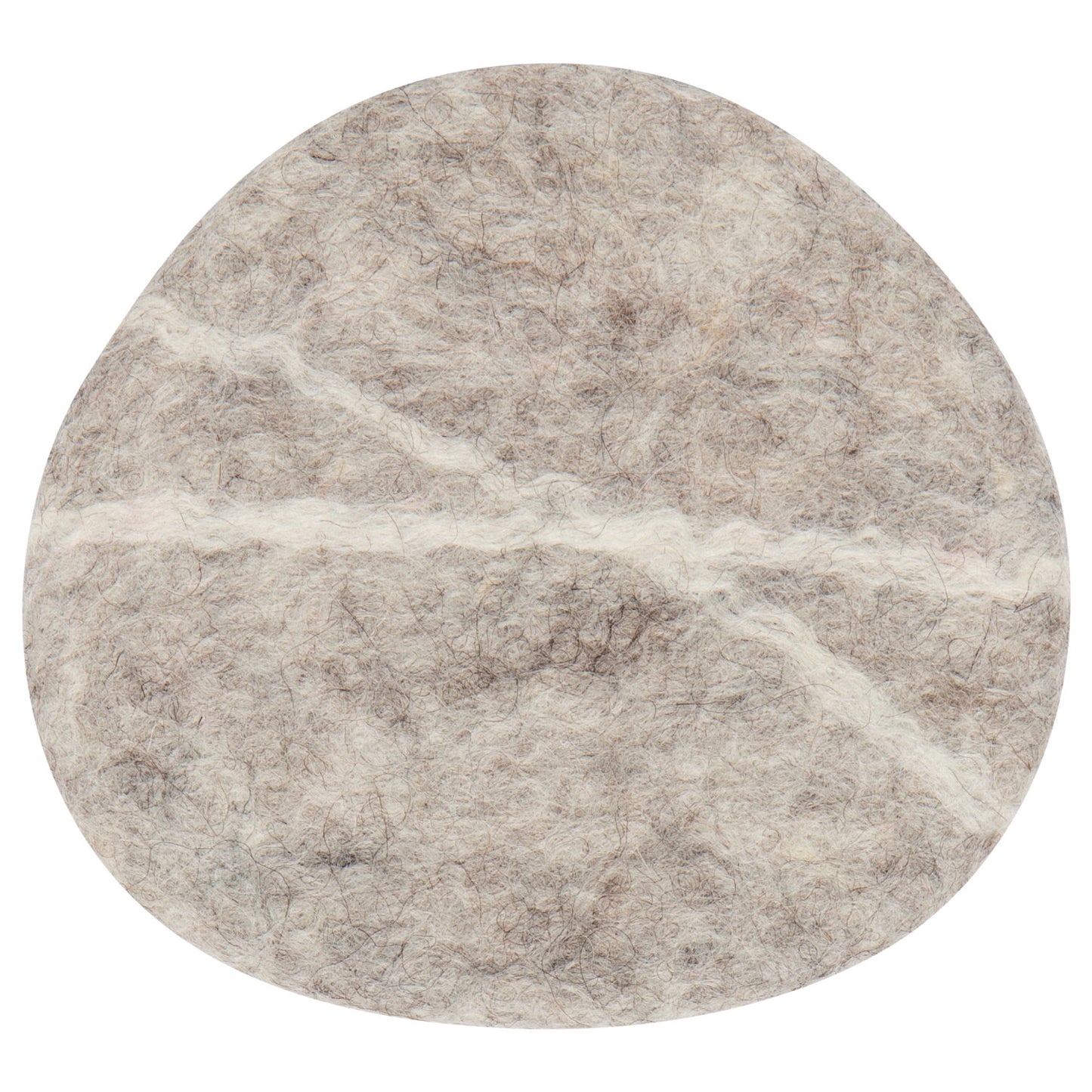 Striato Felt Coaster Set of 4 Flint