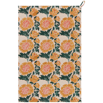 Goldenrise Block Print Dishtowel