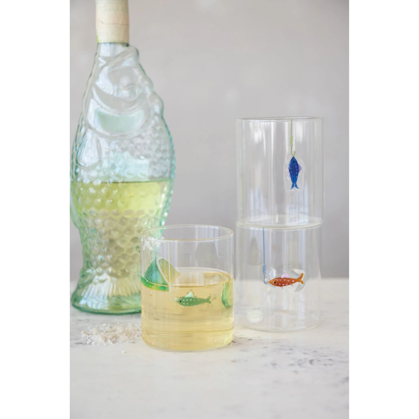 Hand-Blown Glass Drinking Cup