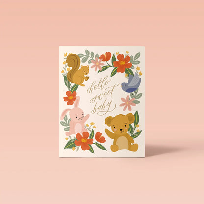 Hello Sweet Baby Card